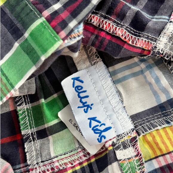 KELLYS KIDS Plaid Patchwork Outfit Size 2T - Picture 7 of 8